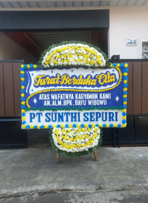 Papan Bunga Duka di Labangka
